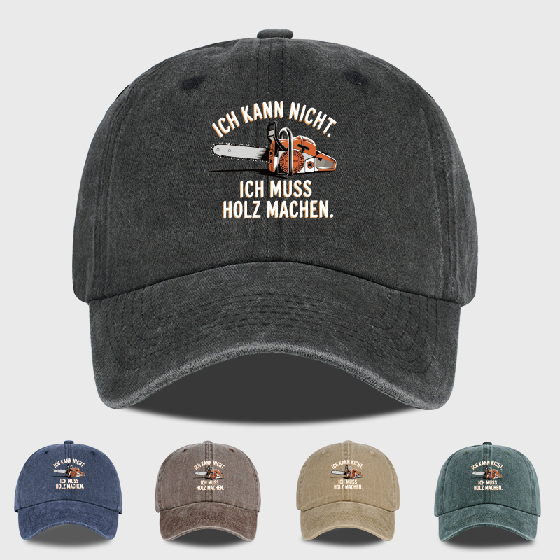 Woodworking Quote - Cappellino da Baseball Vintage con Stampa