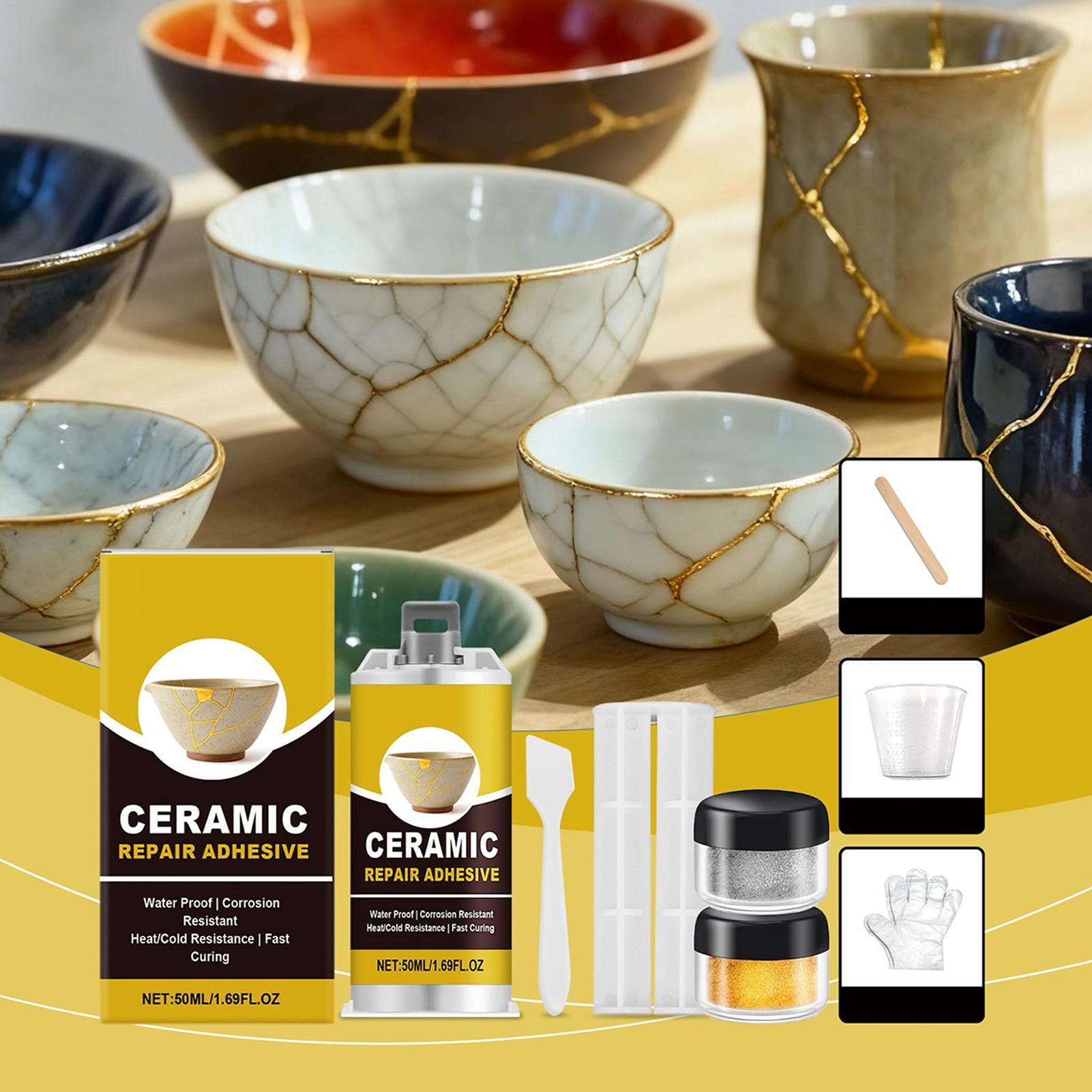 Woodworking Women - Colla Dorata per Riparazione di Ceramica