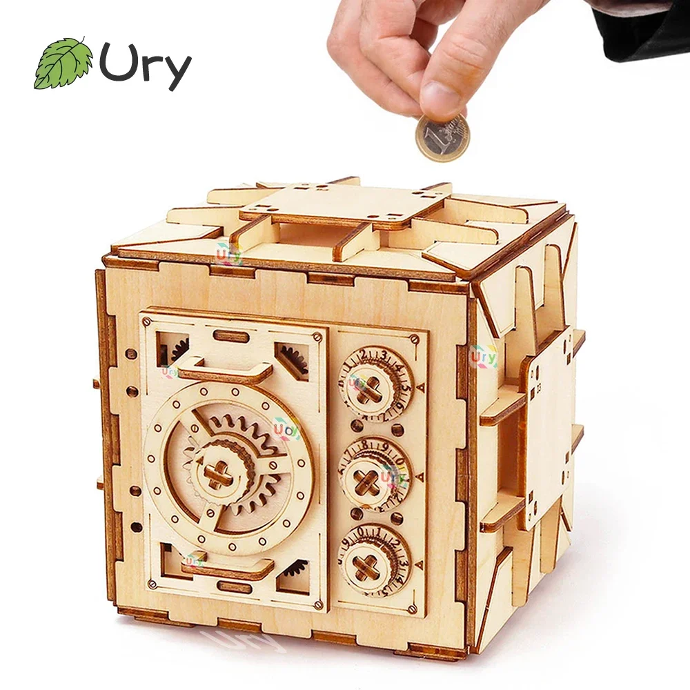 Woodworking Women - URY Puzzle in legno 3D Password