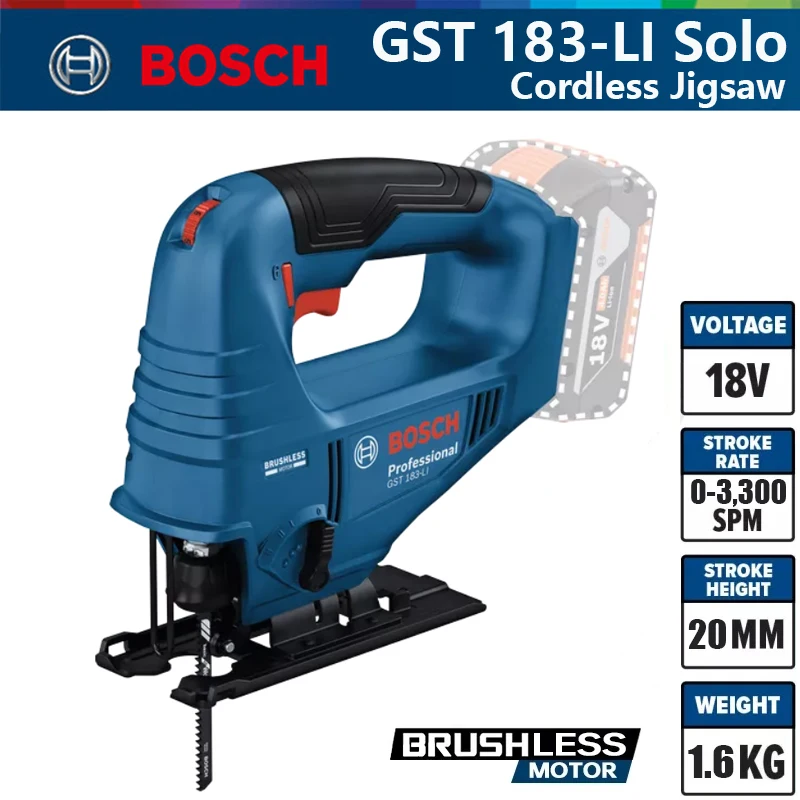 Woodworking Electric Saw - Sega alternativa elettrica Bosch GST 183-LI