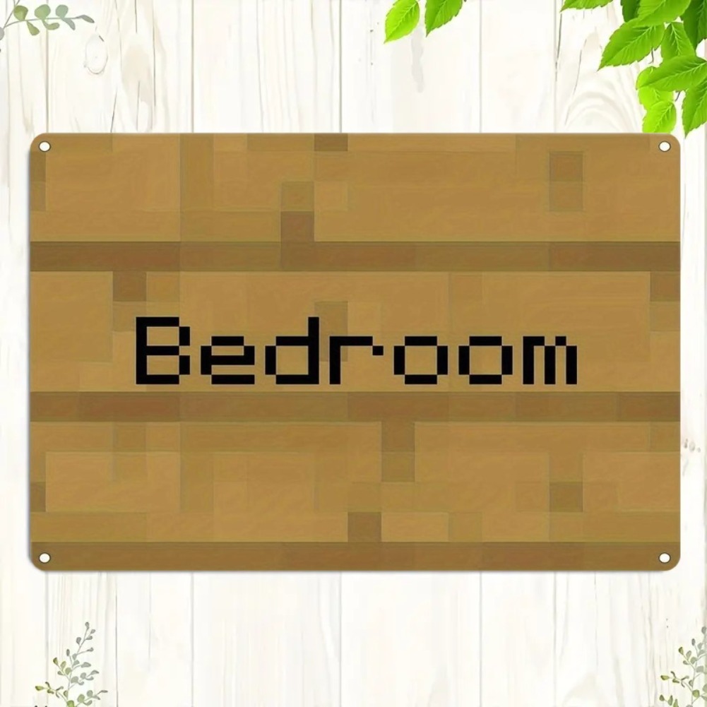 Woodworking Room - Cartello per camera da letto vintage
