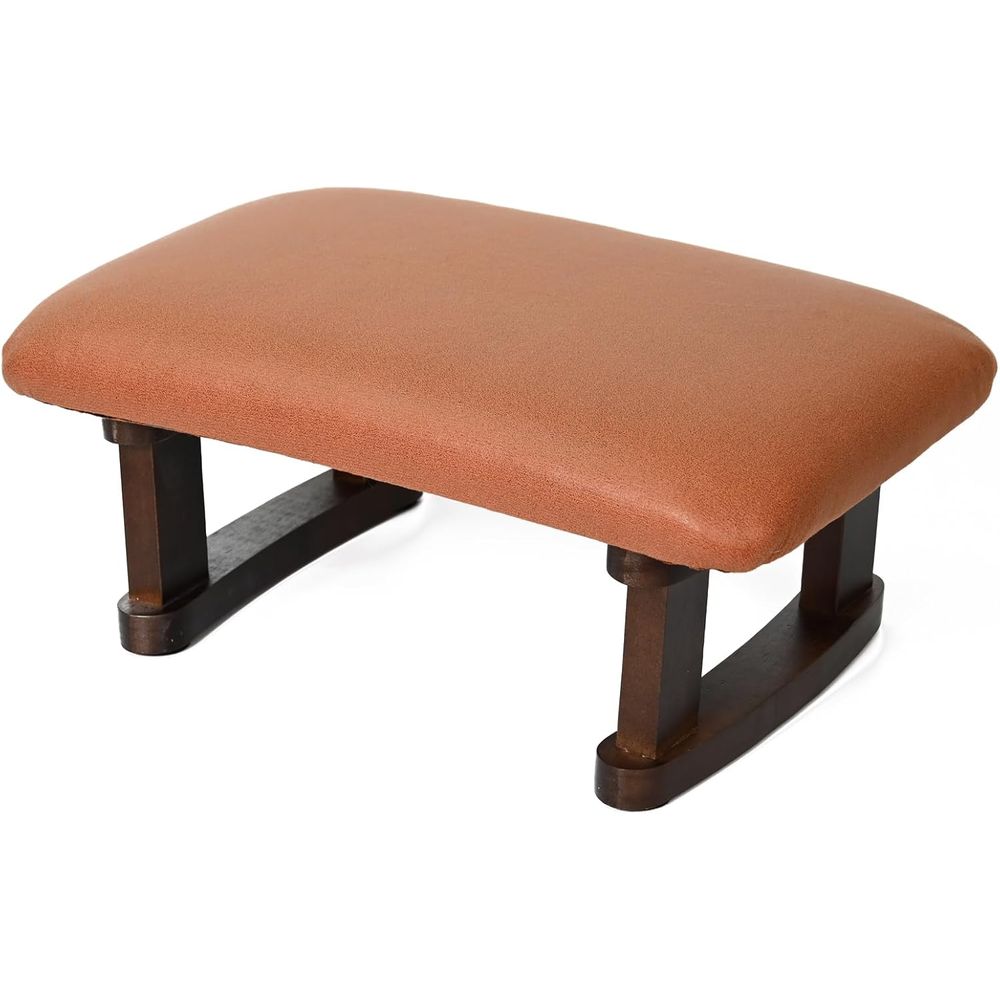 Woodworking Room - Poggiapiedi Imbottito Compatto con Gambe in