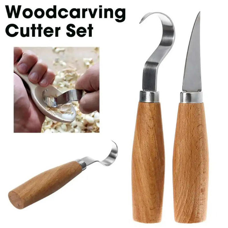 Woodworking Man - Coltello per intaglio del legno, scalpello,