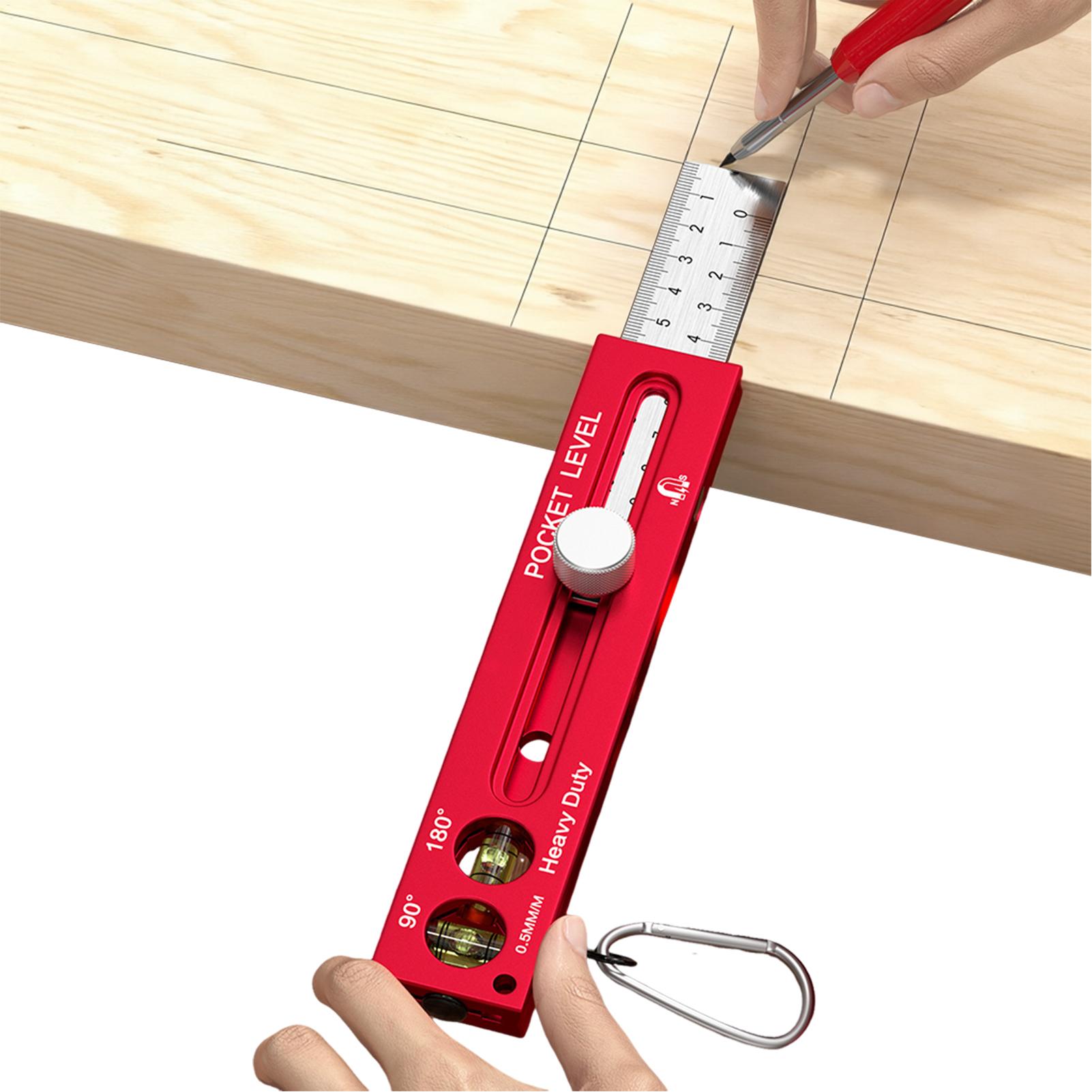 Woodworking Carpenter - Strumenti di Misurazione per Falegnameria, Righello