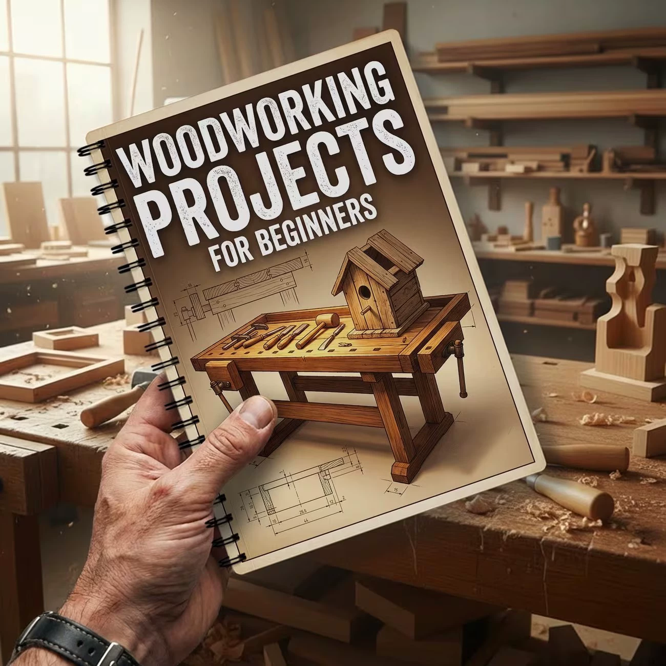 Woodworking Ebook - Libro di progetti di falegnameria per