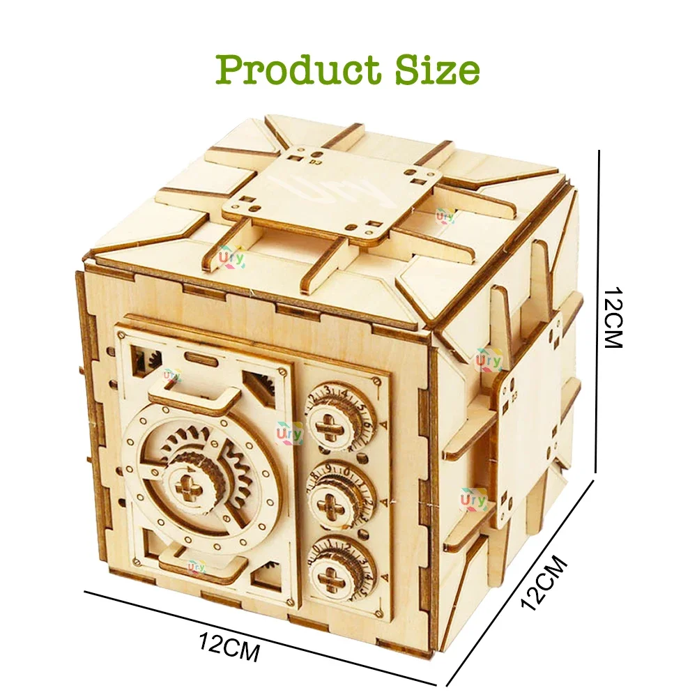 URY Puzzle in legno 3D Passwor - Woodworking Women recensione e prezzo