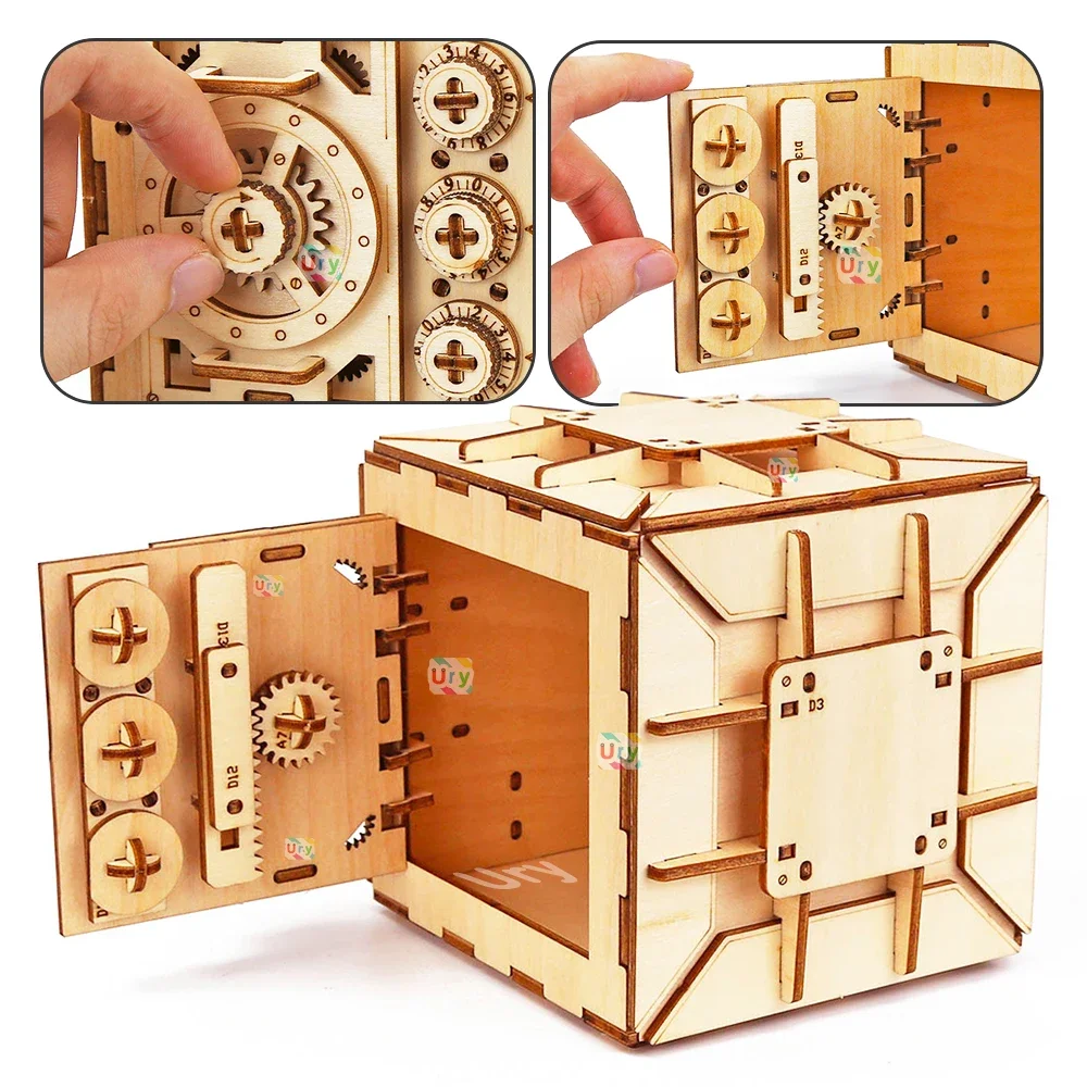 URY Puzzle in legno 3D Passwor - Woodworking Women recensione e prezzo
