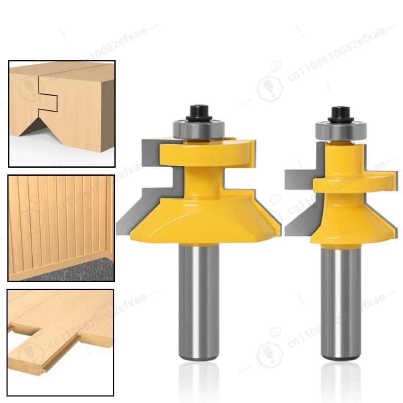 Set di 2 frese a V e a lingua  - Woodworking Quote recensione e prezzo