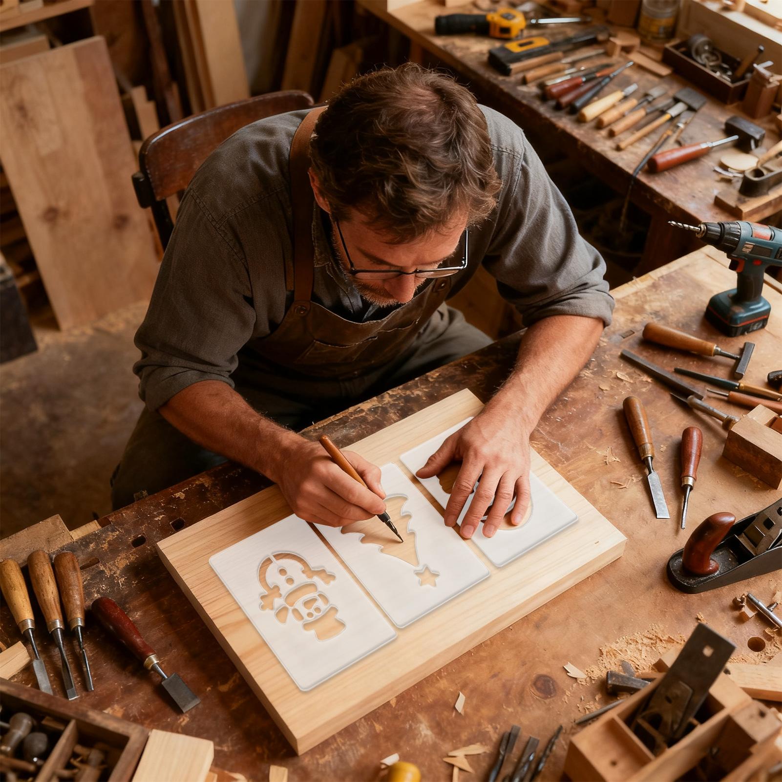 Stencil natalizio Stencil port - Woodworking Women recensione e prezzo