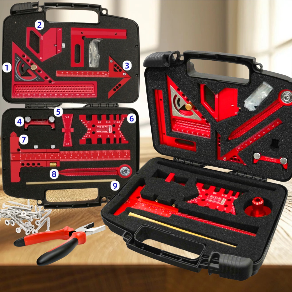 Set di strumenti di misurazion - Woodworking Free Plans recensione e prezzo