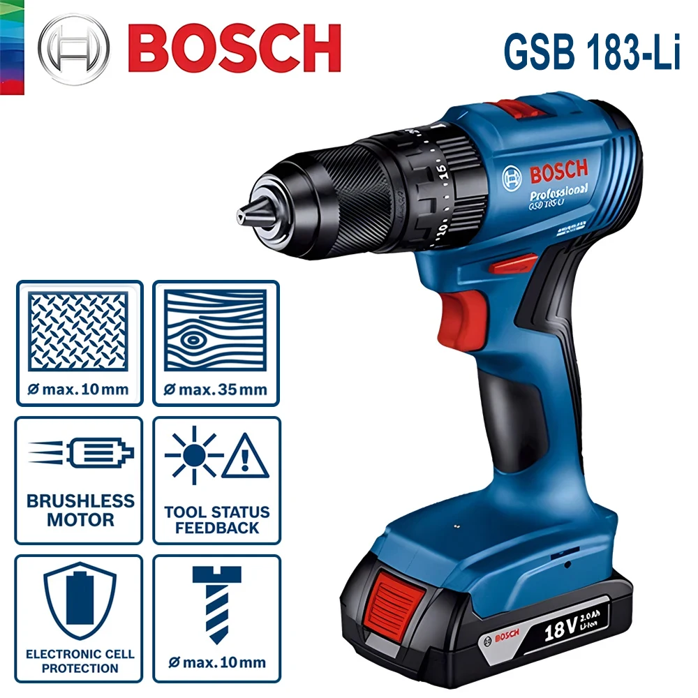 Trapano a Percussione Senza Sp - Bosch Drill Gsb 18V recensione e prezzo