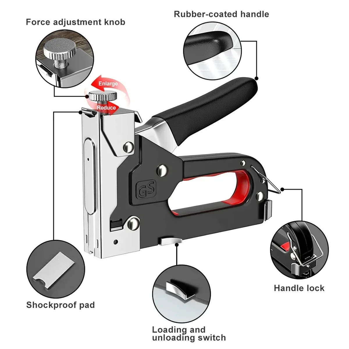 Pistola sparachiodi manuale 4  - Woodworking Ebook recensione e prezzo