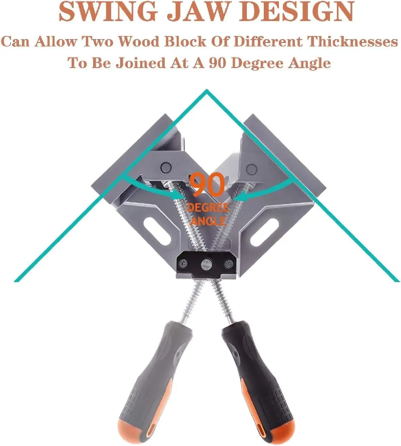 Morsetto ad Angolo Retto di 90 - Woodworking Right Angle Clamp recensione e prezzo