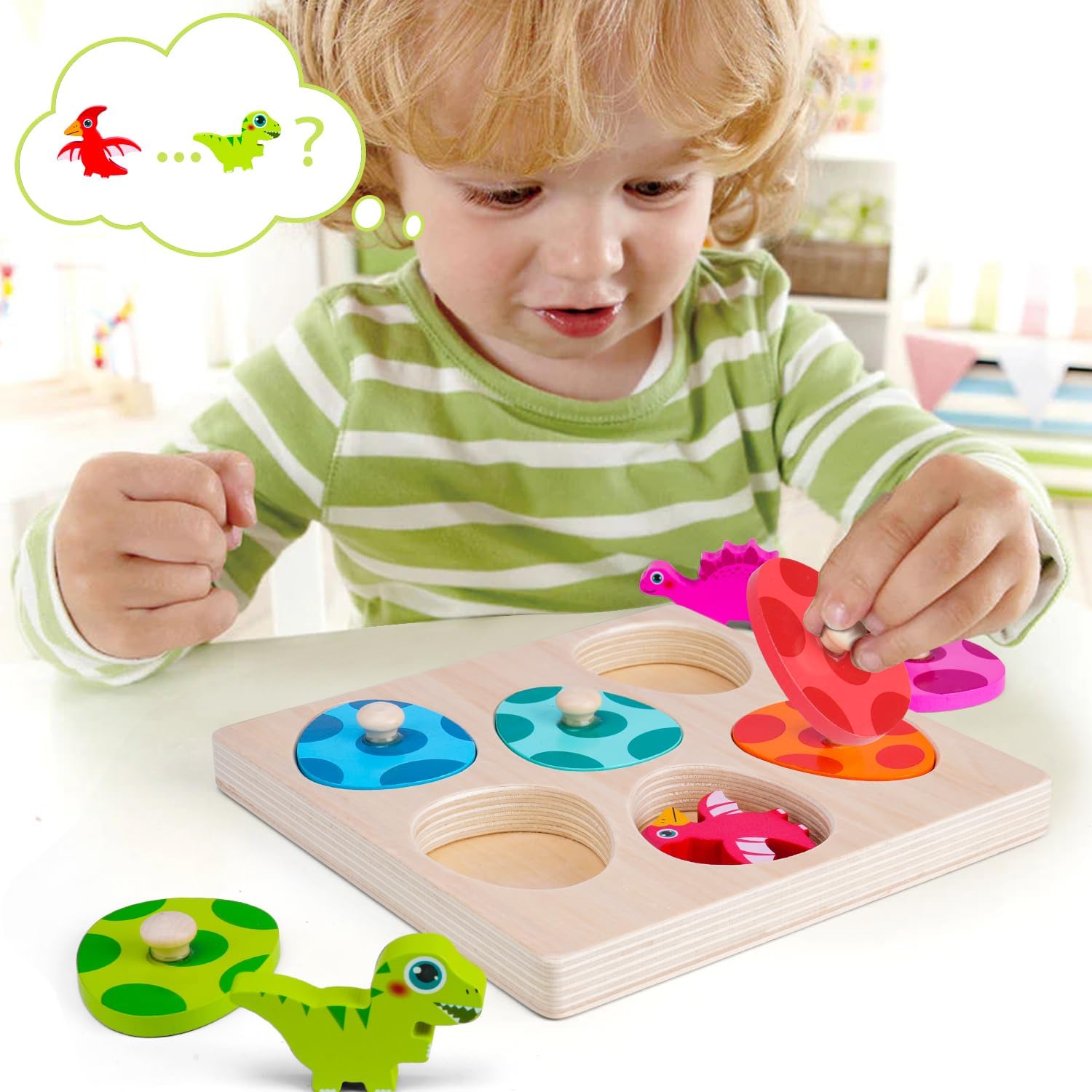 Dinosauro in legno Puzzle Gioc - Woodworking Jigsaw recensione e prezzo